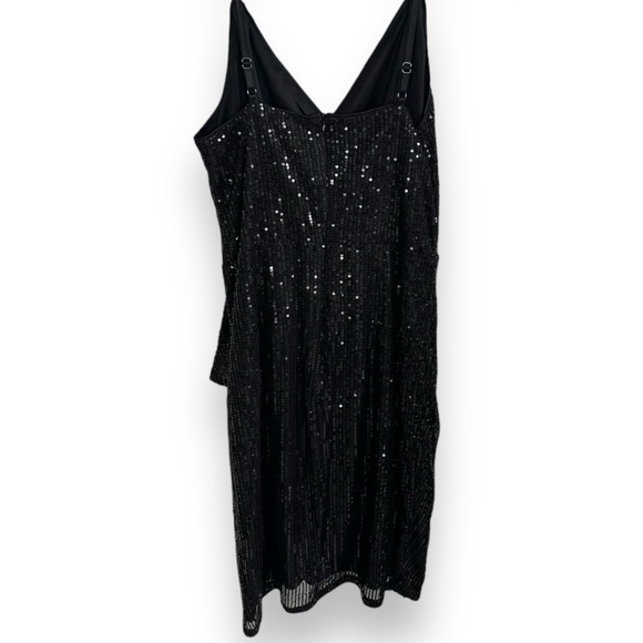 NWT Grace Karin Sequin Black Wrap Party Dress | Women's Small - Picture 5 of 10